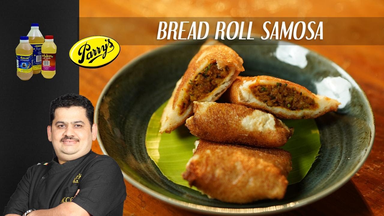 Venkatesh Bhat makes Bread Roll Samosa | evening time snacks | bread pockets