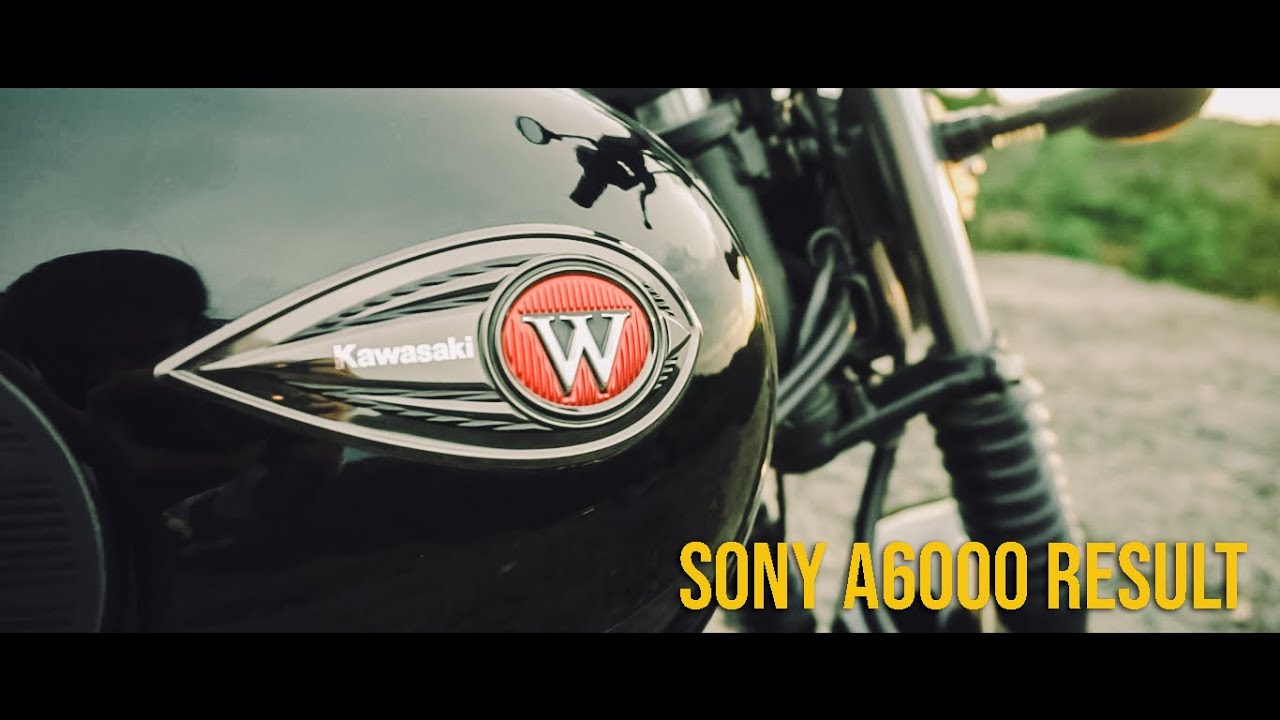 sony a6000 + kit lens result (B-Roll Kawasaki W175 SE Black Style)