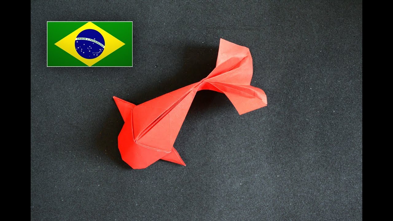 Origami: Peixe ( Riccardo Foschi ) - Instruções em português PT BR