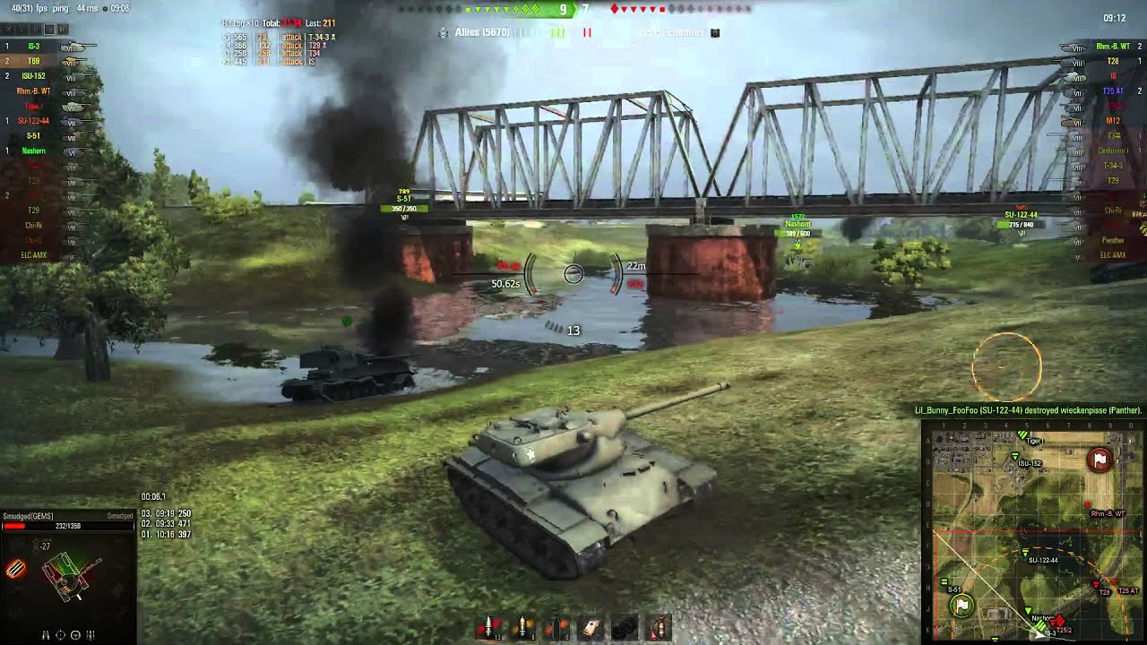 World of Tanks - T69 more American fun.  3k Damage no premium rounds fired