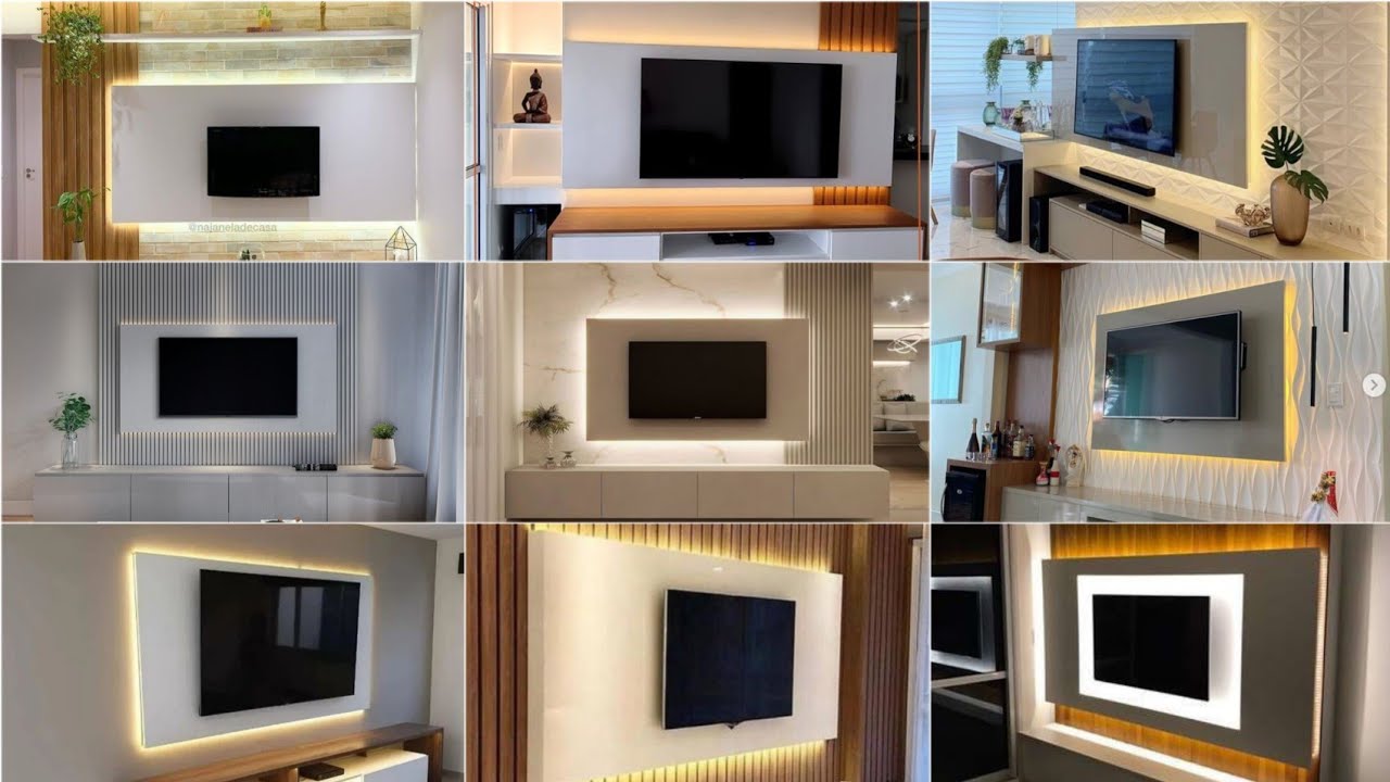 modern TV unit interior design ideas in living room tv unit picture