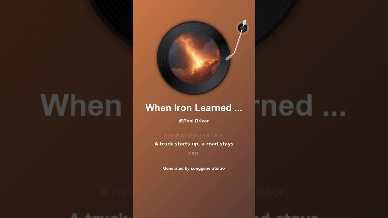 When Iron Learned to Float