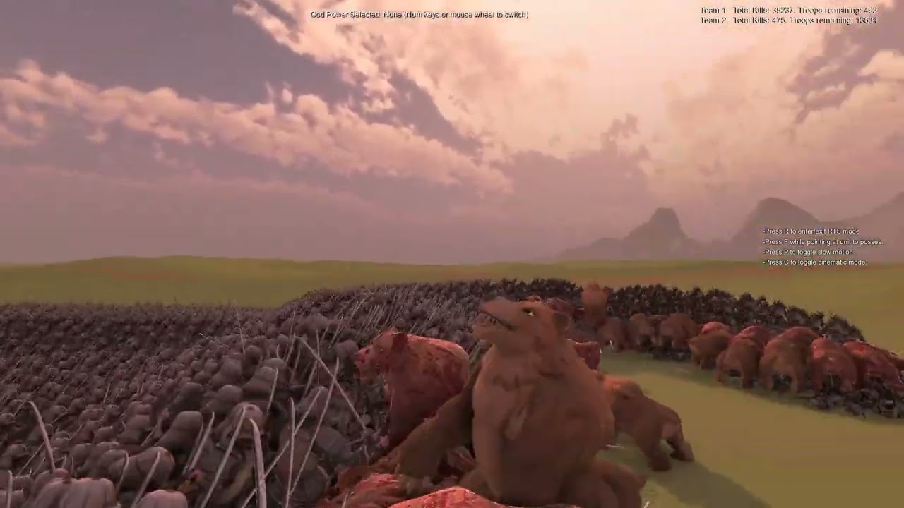 1,000 Bears vs 50,000 Samurai | UEBS 2 Epic Battle