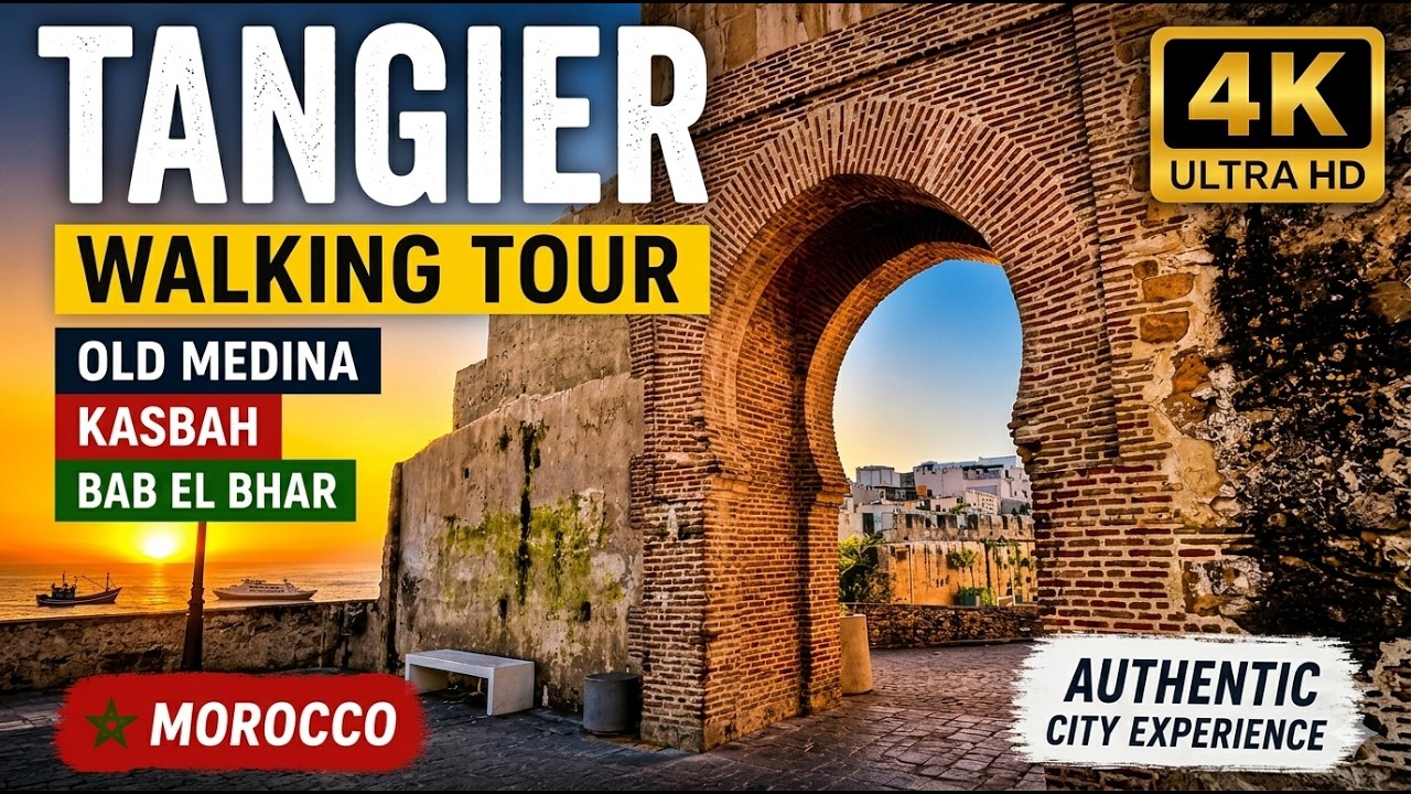 TANGIER - Walking Tour in the Old Medina, Kasbah & Bab El Bhar | Authentic City Experience - MOROCCO