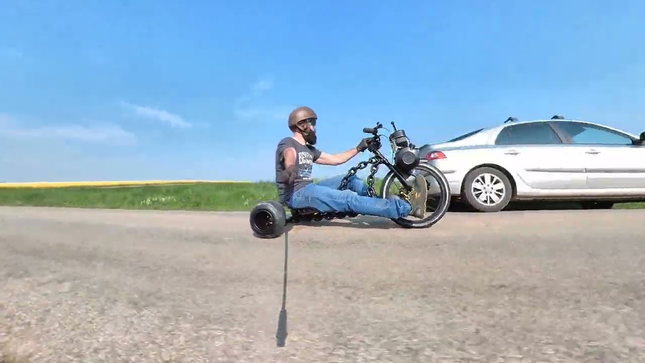 petit tour vite fait en trike solex