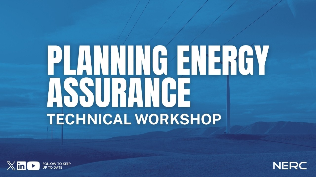 Planning Energy Assurance Technical Workshop