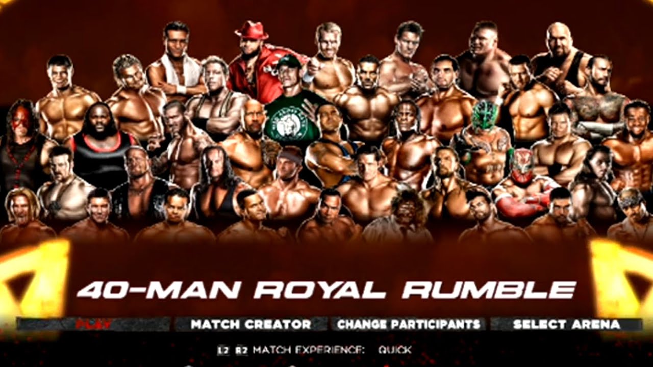 WWE '13 (PS3) 40 Man Royal Rumble