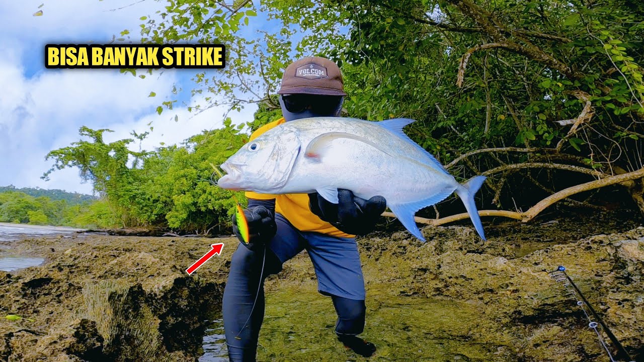 JENIS UMPAN DAN TEKNIK MANCING DI PANTAI BEROMBAK, DIJAMIN AUTO PANEN‼️