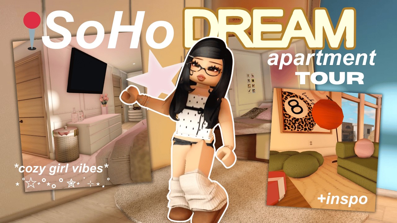 MY DREAM NYC SoHo Apartment Tour! |Roblox Bloxburg Roleplay | w/voices