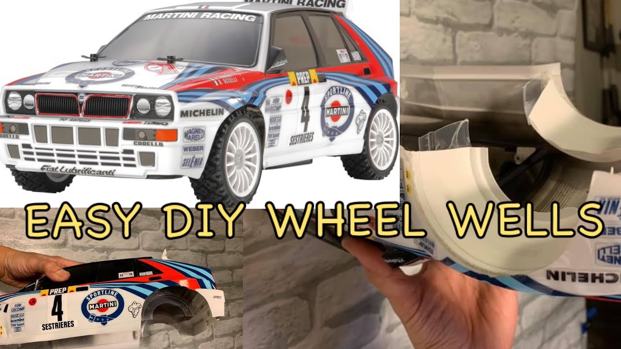 DIY RC CAR FENDER LINERS/WHEEL WELLS