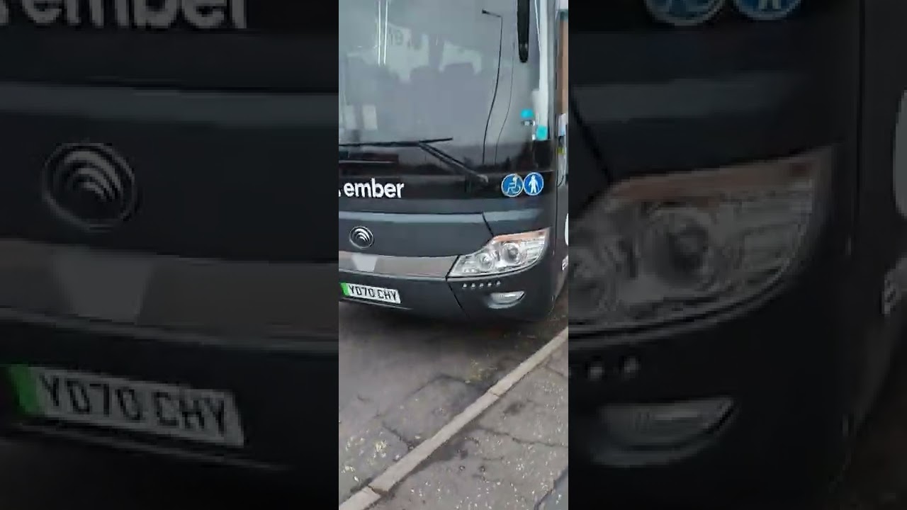 Coaches and Trains at Dundee Yard (Ember & West Coast Motors)