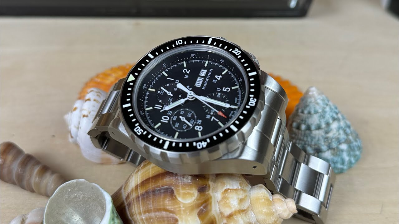 Marathon CSAR Jumbo Diver Pilots Chronograph 46mm