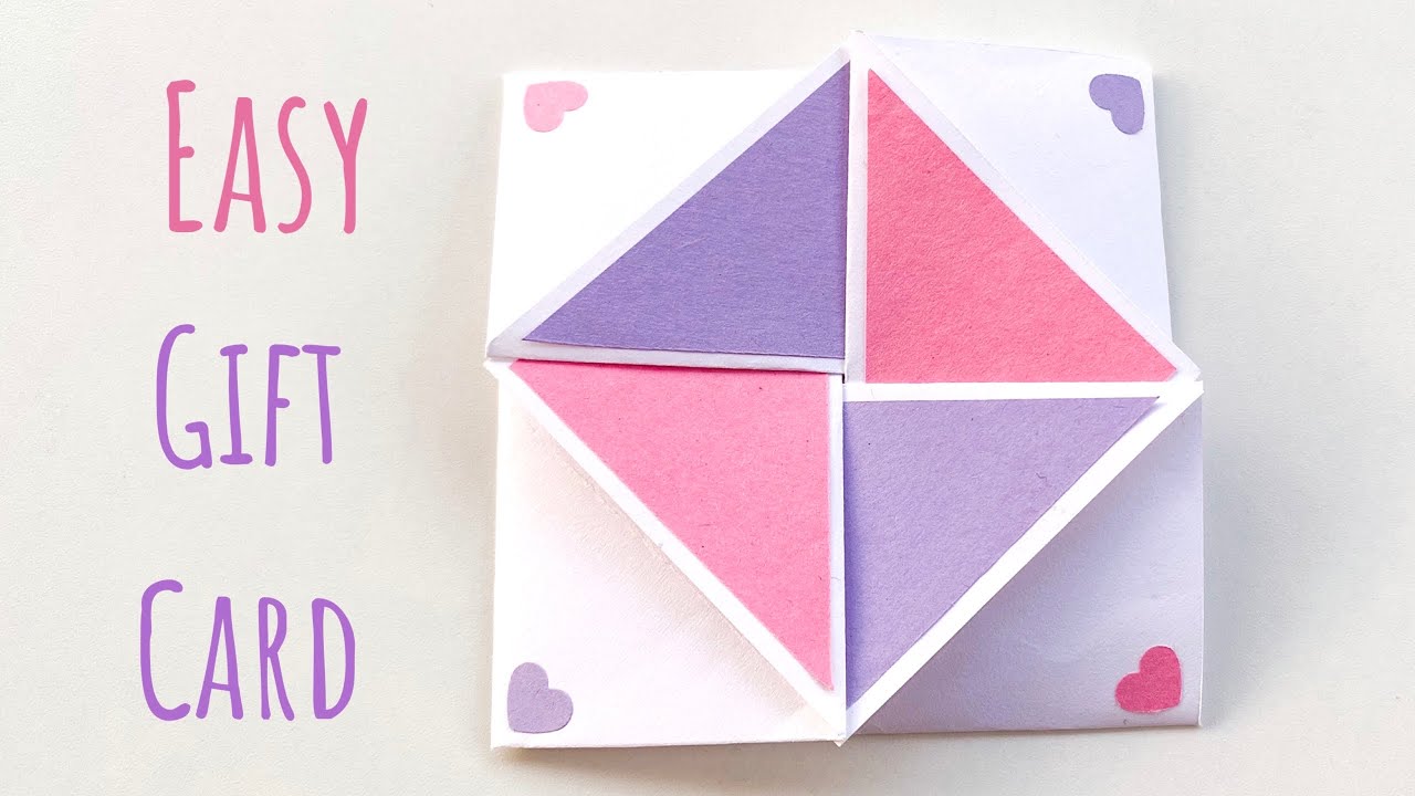 DIY Surprise Gift Card | Easy Cards to Surprise | How to make Lapbook Card