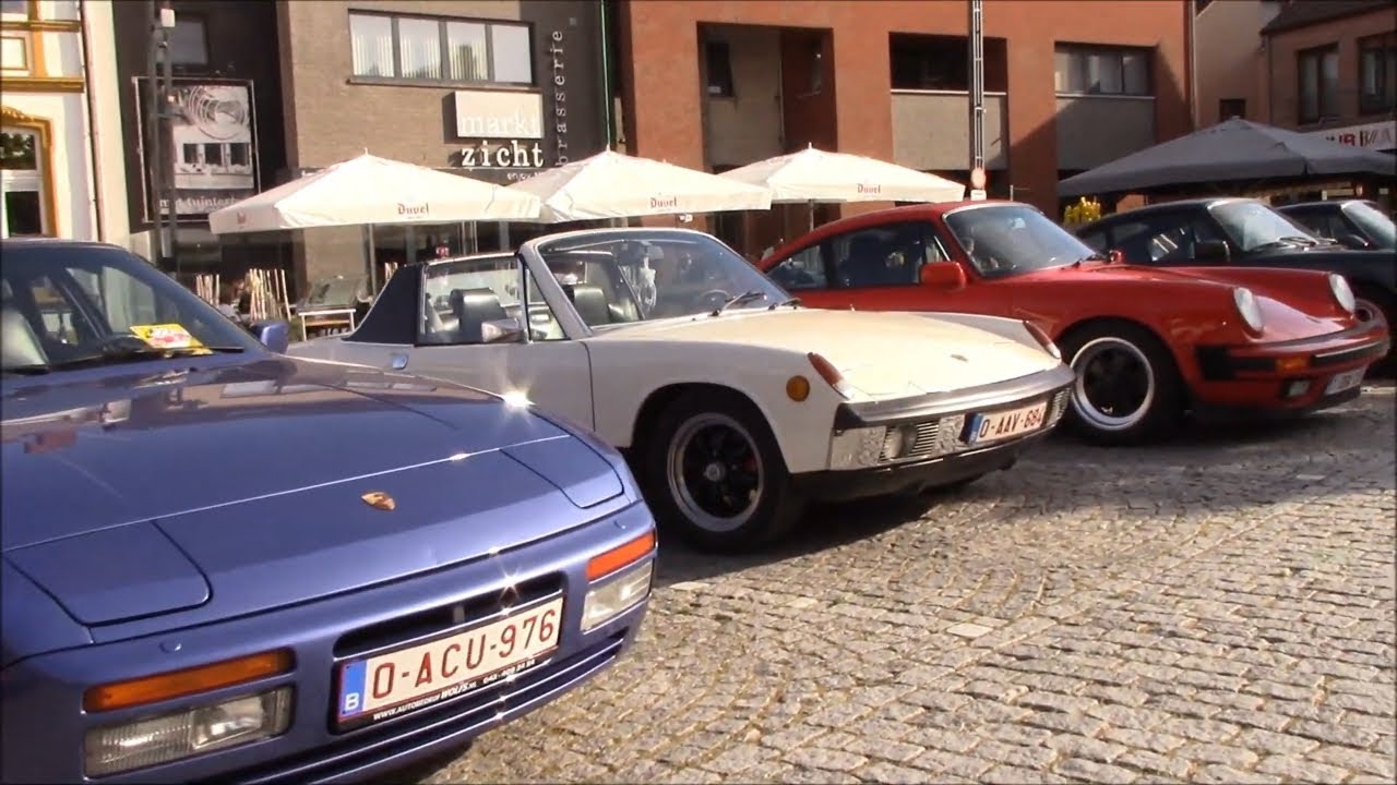 Porsche's arriving at CCFP 4th oldtimer PORSCHE meeting