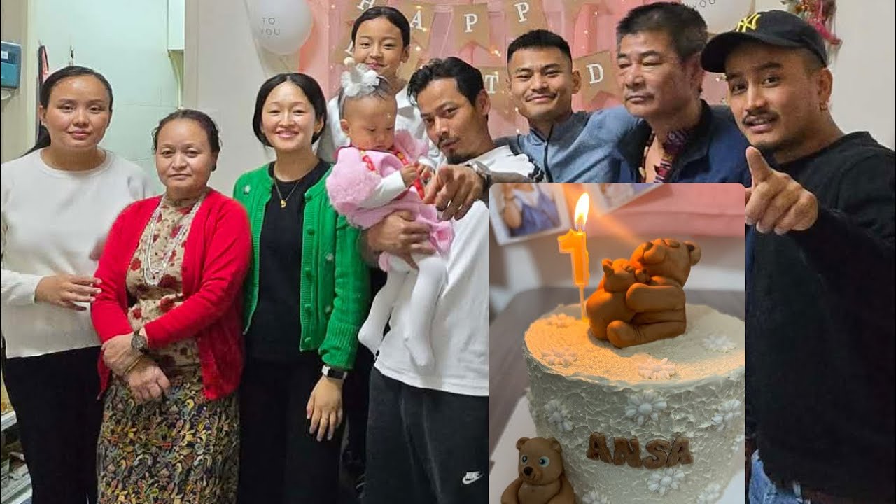 Chori ko first Birthday with family 💞