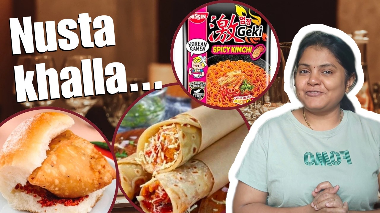 Nusta khat sutle..||What I eat in a day.. unhealthy version||Snehittdairies