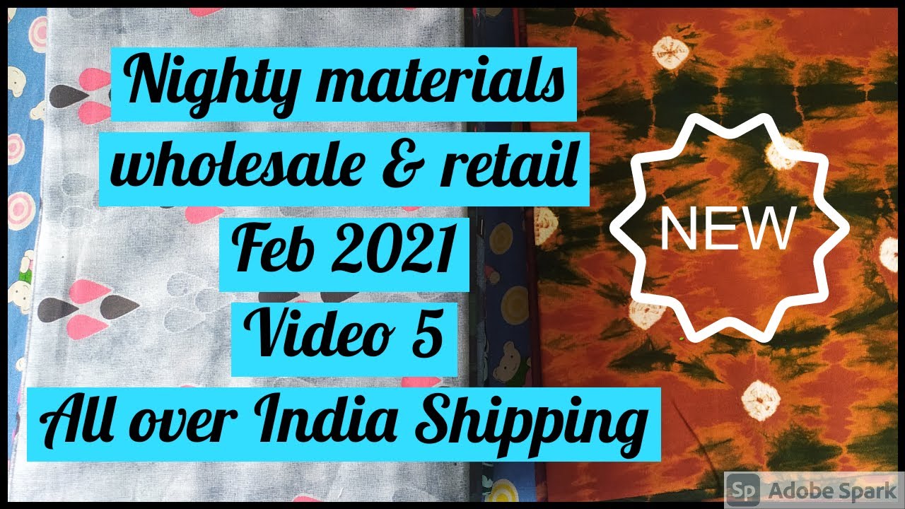 Nighty cloth wholesale & retail # sungidi nighty cloth # batik nighty material # whatsapp 7598497743