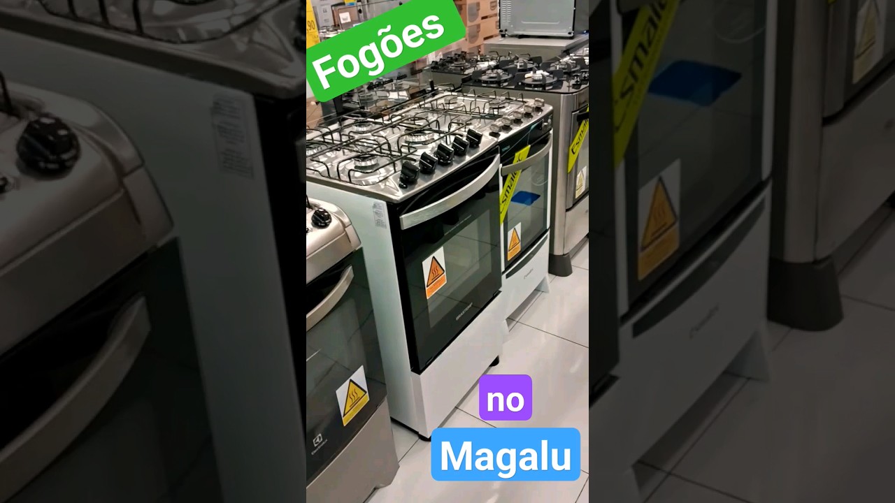 PROMO&Ccedil;&Atilde;O de FOG&Atilde;O #promo #casa #dicas #magalu #shopee #ofertas #compras #fogao #brastemp #achados
