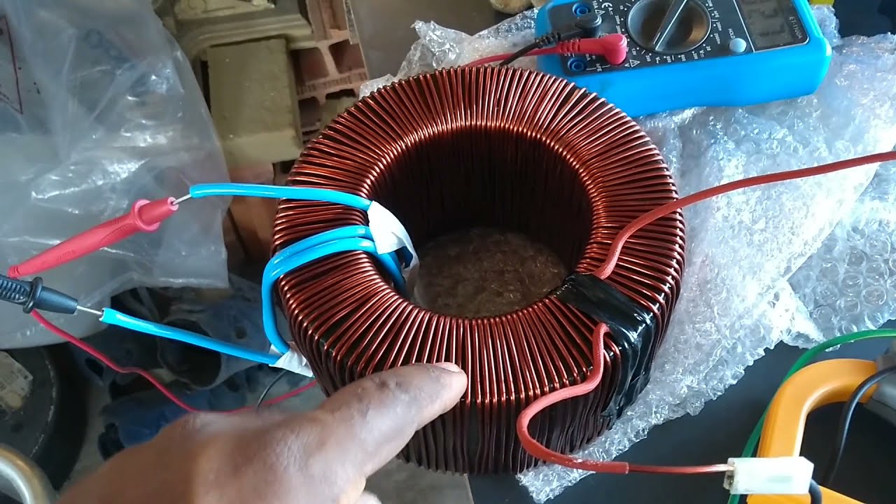 VD015 Montando transformador Toroidal  para o inversor