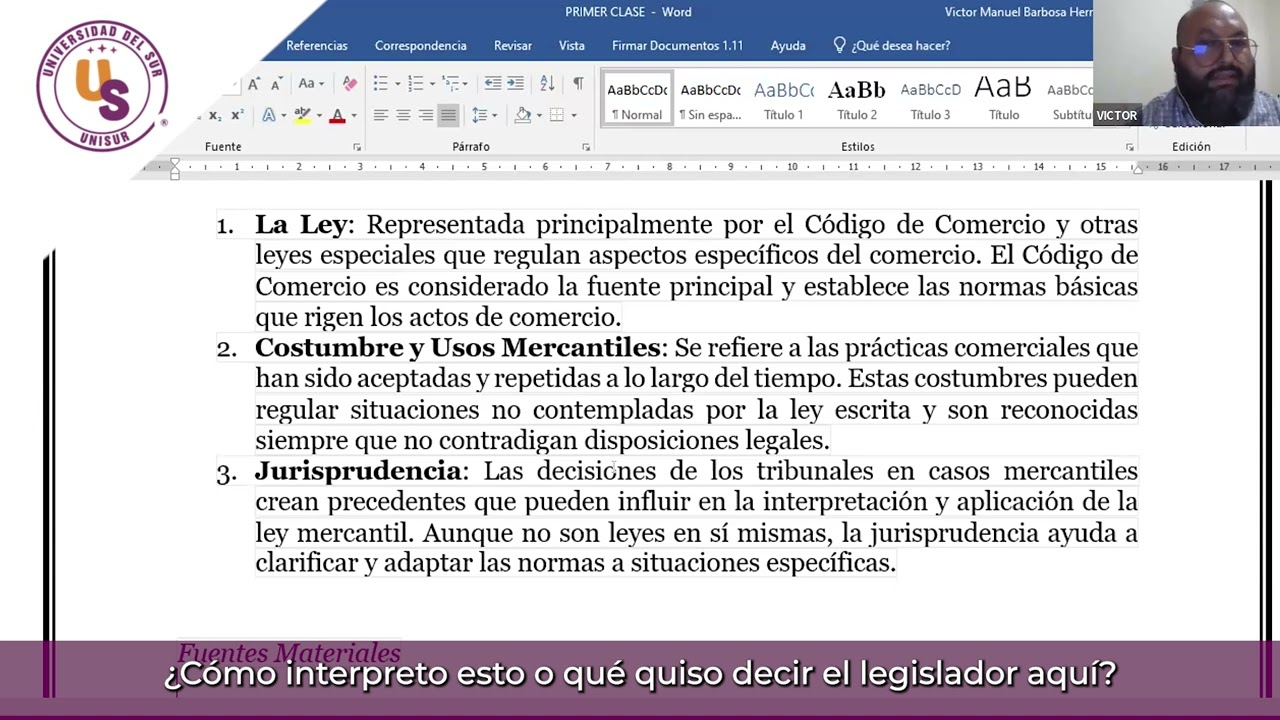 Fuentes Formales del Derecho Mercantil: ¿Qué Normas Rigen el Comercio? | UNISUR Online