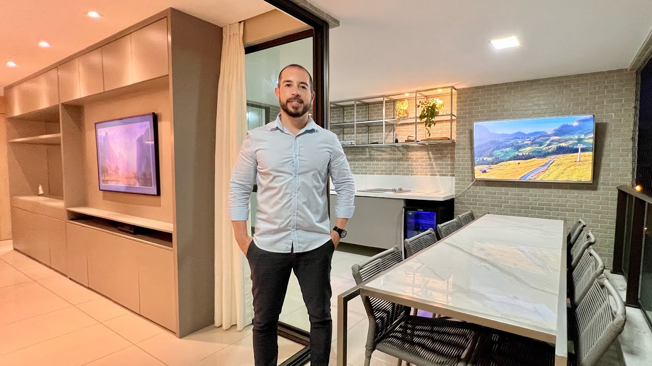 APARTAMENTO MOBILIADO NO SPAZIO DI VERONA | 150 M² | R$ 1.200.000 | PORTEIRA FECHADA | JOÃO PESSOA