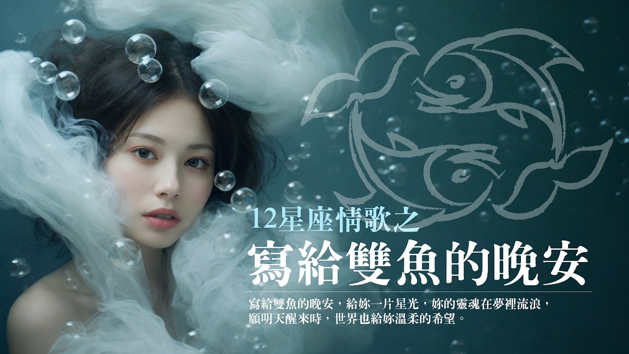 【寫給雙魚的晚安】Original music 華語原創流行音樂｜♫ 妳不是太天真，只是太善良，不是不夠堅強，只是太容易受傷