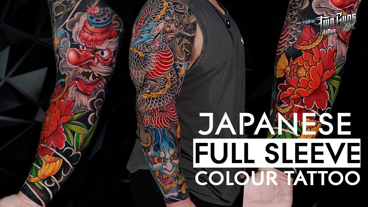 Tattoo Time Lapse: Watch a Japanese Full Sleeve Come to Life