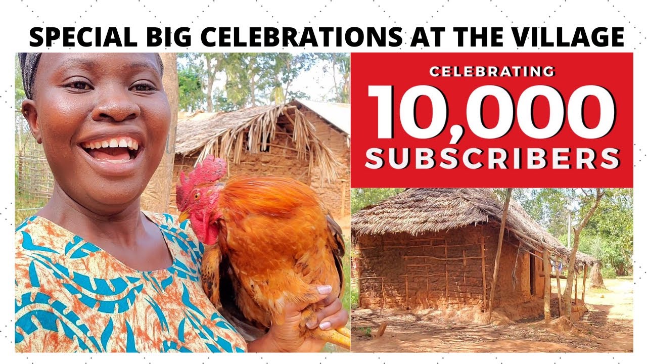 African Village Party|| How I Celebrated My 10000 Subscribers || Village Celebrations