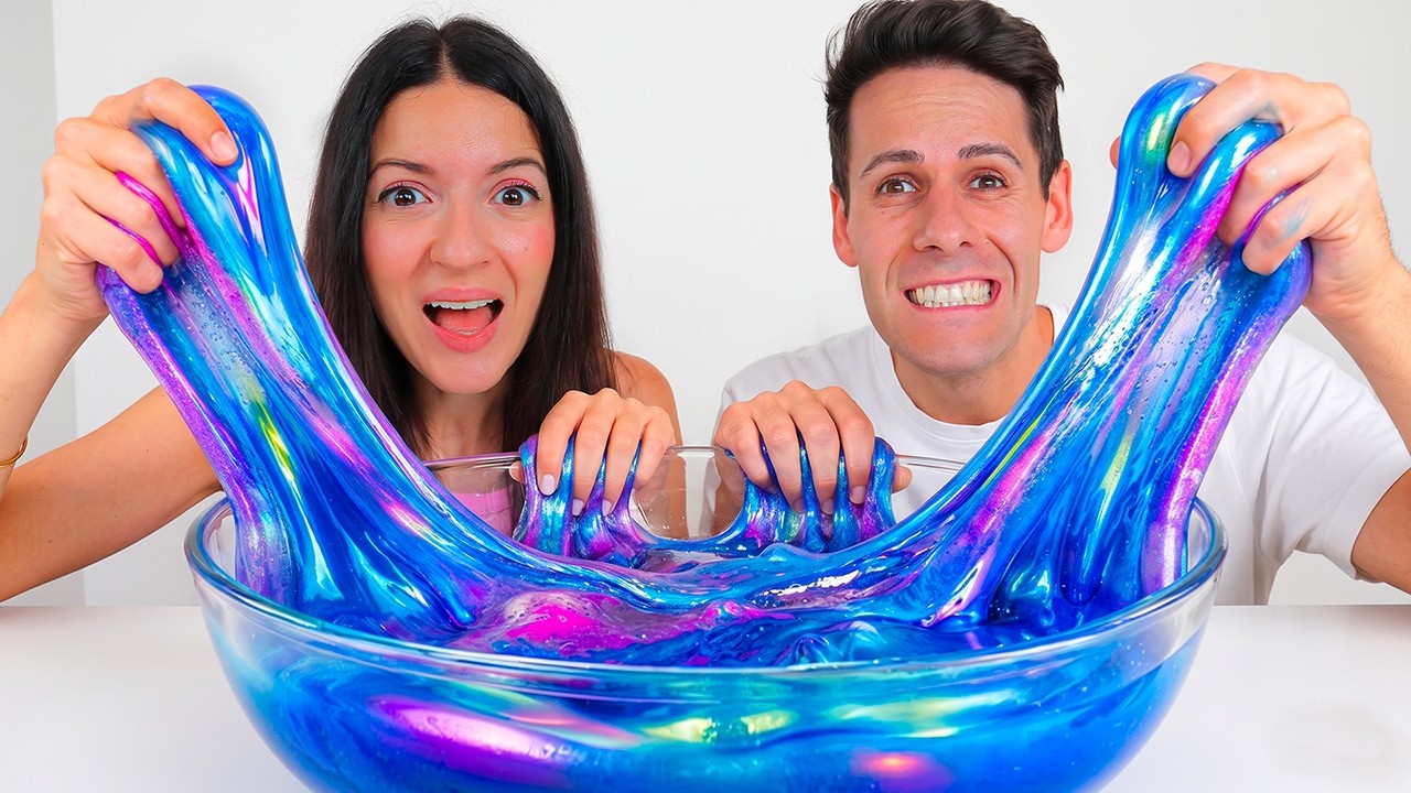 SLIME CHALLENGE ASSURDA DENTRO CASA ME CONTRO TE!