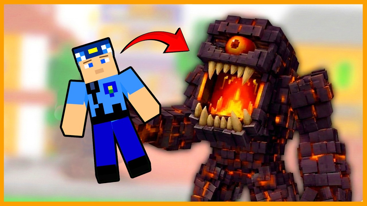 YERALTI CANAVARI KEREM KOMİSERİ YEDİ! 😱 - Minecraft ZENGİN FAKİR HAYATI