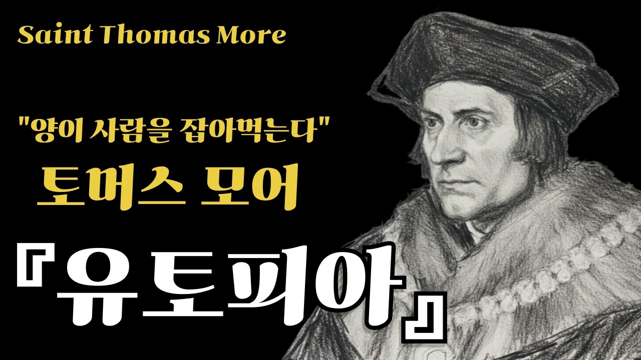 부자들은 어떻게 가난을 만드는가? 토머스 모어의 날카로운 일침│『유토피아』│권력의 정점에서 죽음을 선택한 남자 # 토머스 모어#오디오북 #읽어주는#철학자#자면서듣는이야기