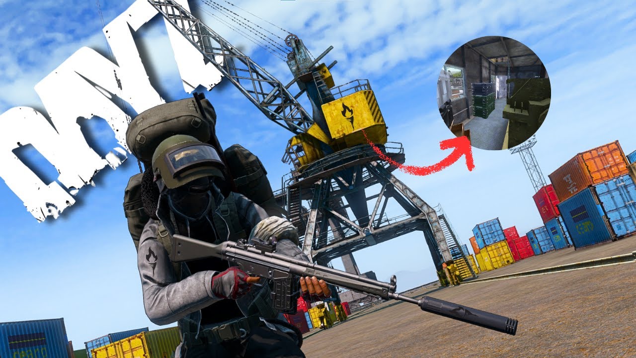 FIZ UM GUINDASTE VIRAR UMA BASE SOLO NO DAYZ