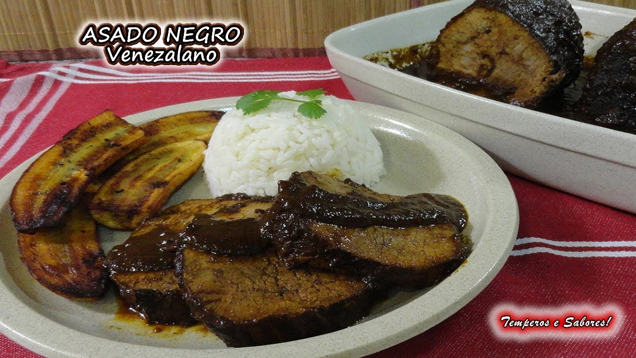 ASADO NEGRO VENEZOLANO, plato de Dioses y muy fácil