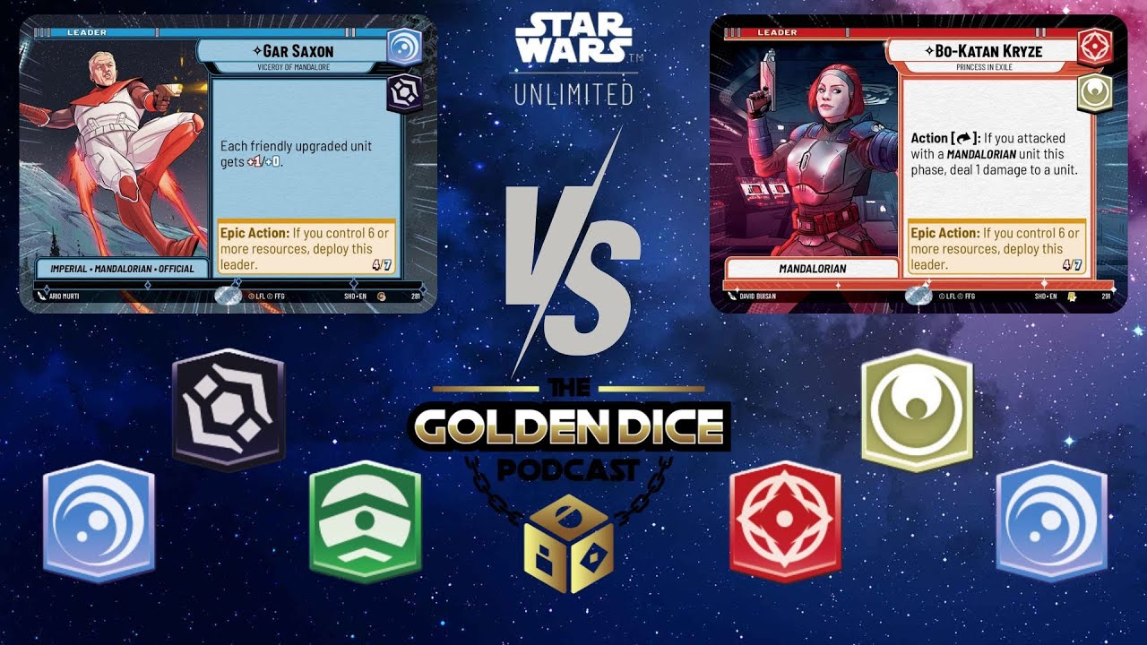 Gar Saxon Command vs BoKatan Vigilance | Star Wars Unlimited | Gameplay