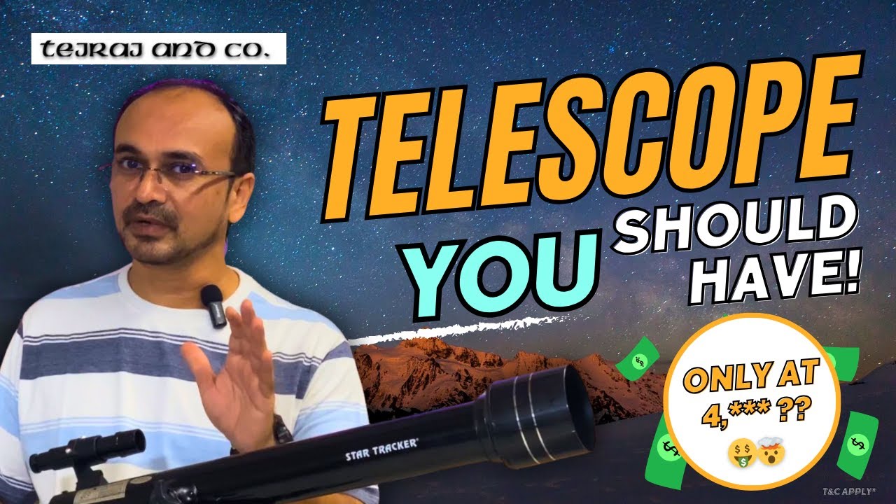 Beginner Telescope | The STARTRACKER 60x700 AZ Refractor Telescope | Tejraj and Co #astronomy
