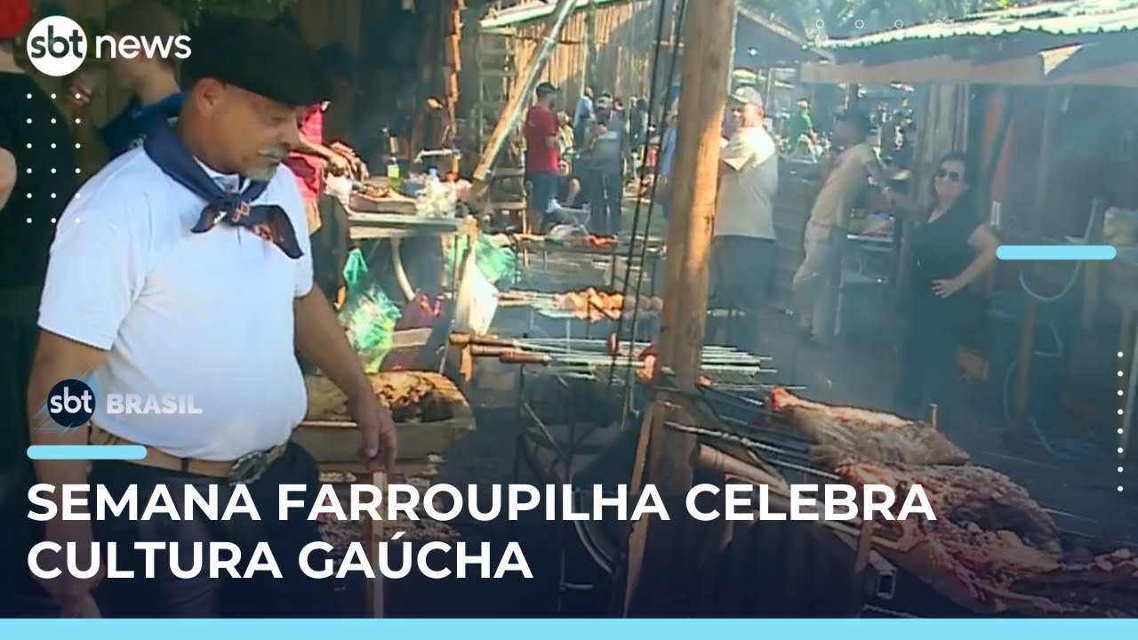 Semana Farroupilha leva tradição gaúcha ao Parque Harmonia em Porto Alegre (RS) | #SBTBrasil