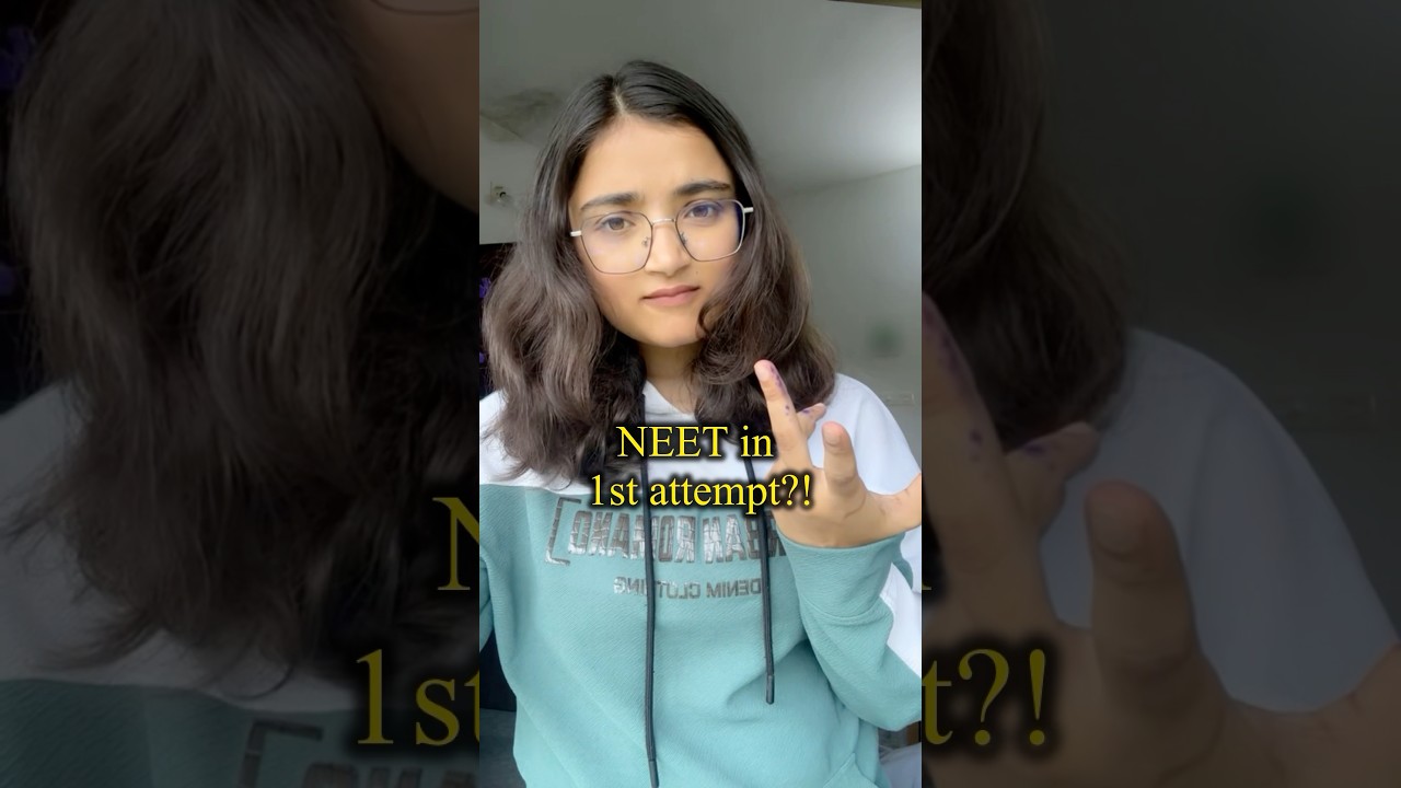 🔥Is it tough to crack NEET in 1st Attempt ? 🤔 #mbbs #shorts #neet #medicalstudent