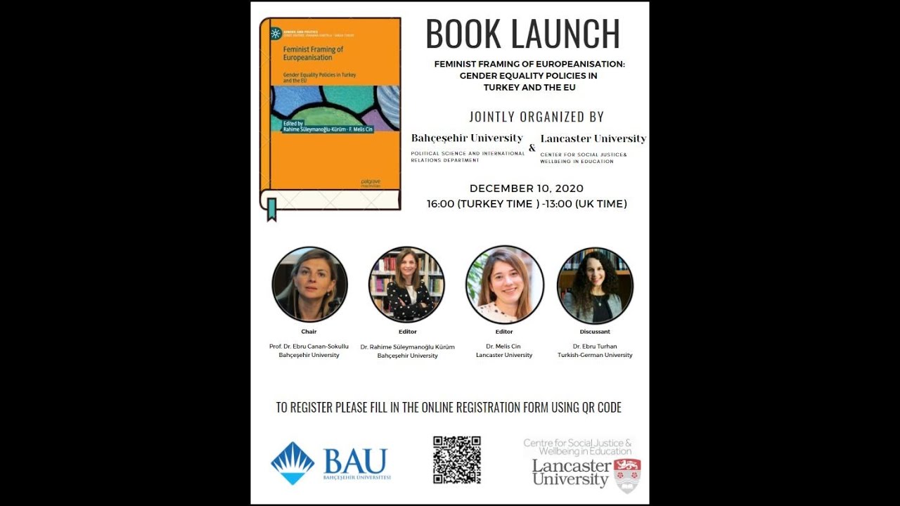 Book Launch Event: Feminist Framing of Europeanisation:Gender Equality Policies in Turkey and the EU