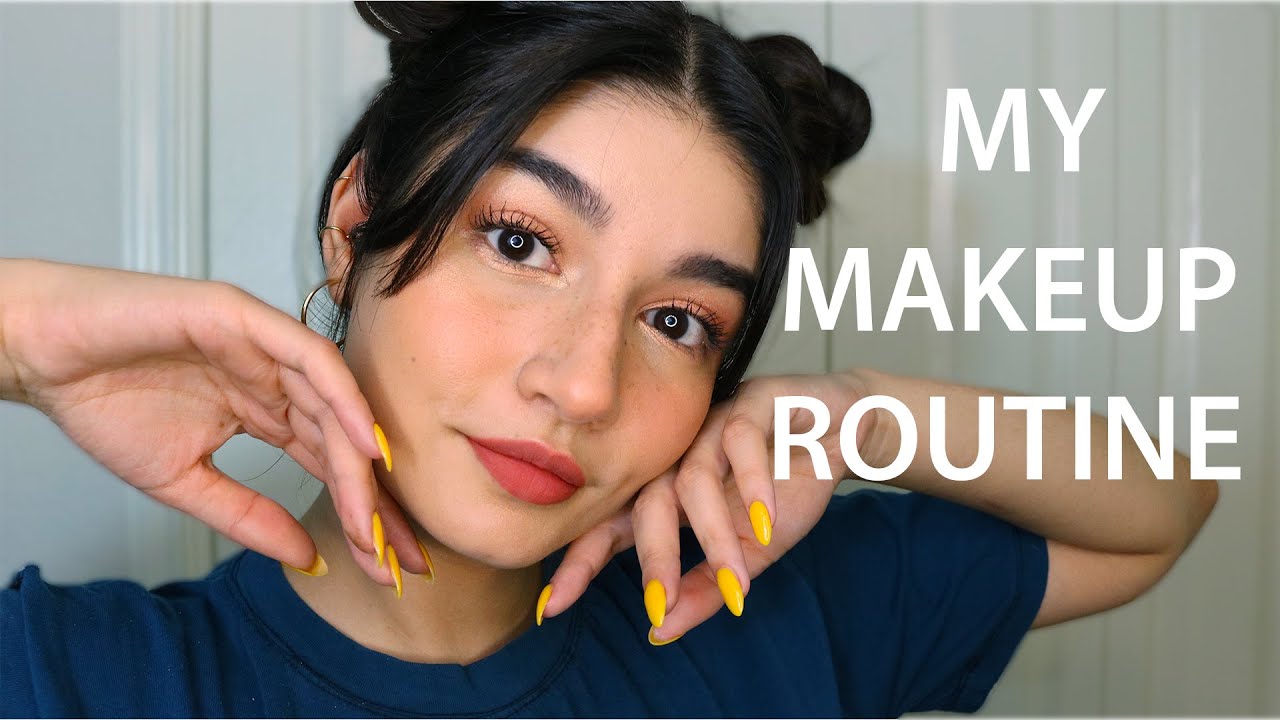 ASMR My Makeup Routine ♡ Inaudible Whispering