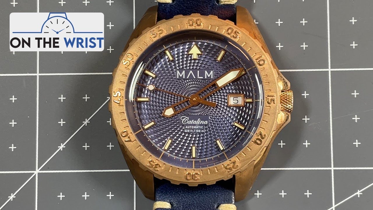 Precision in Every Detail: Malm Catalina Bronze Swiss Automatic 43 LTD Watch Review