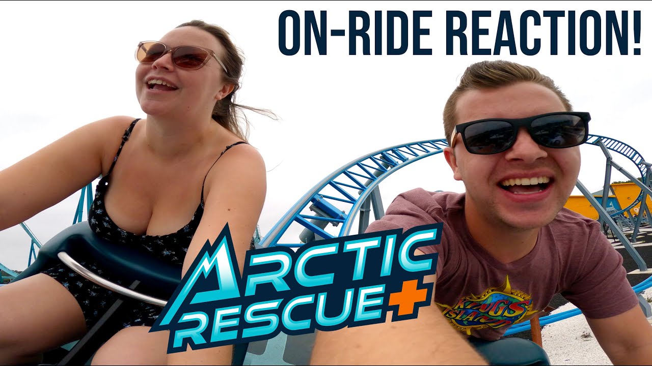 Our First Time Riding Arctic Rescue at SeaWorld San Diego! New Intamin Straddle Coaster