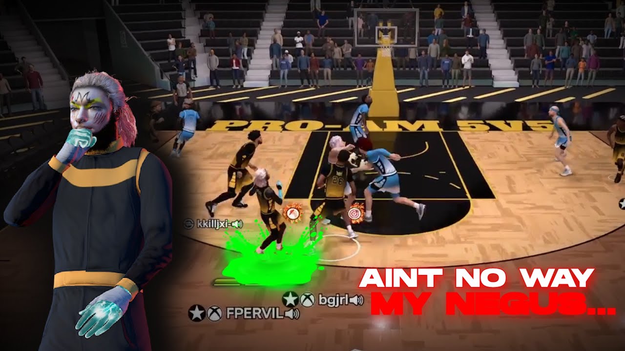 im NEVER running w the GUARD SCHOOL gang after this 2K26 PRO AM 5v5... (feat @Cuhlout )