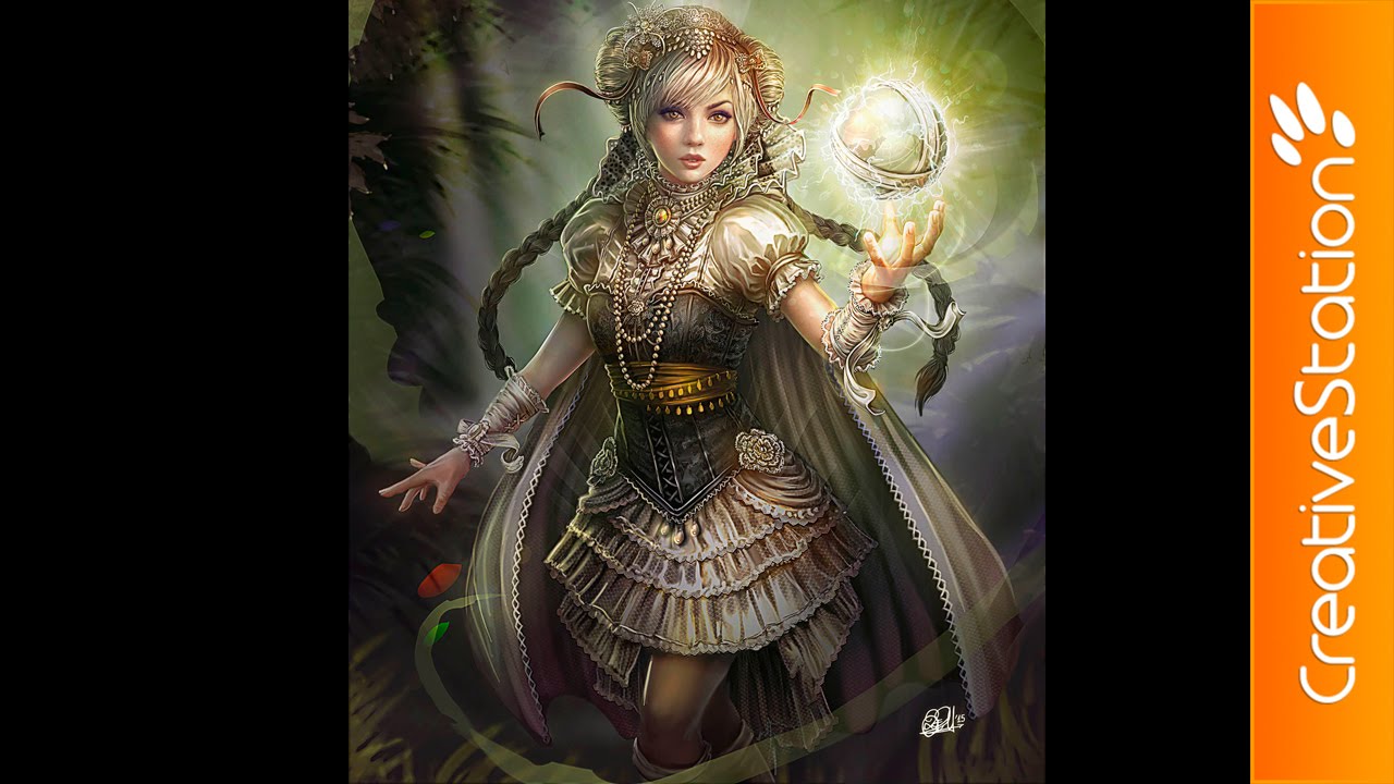 Sylvia - Speed Painting (#Photoshop) | CreativeStation