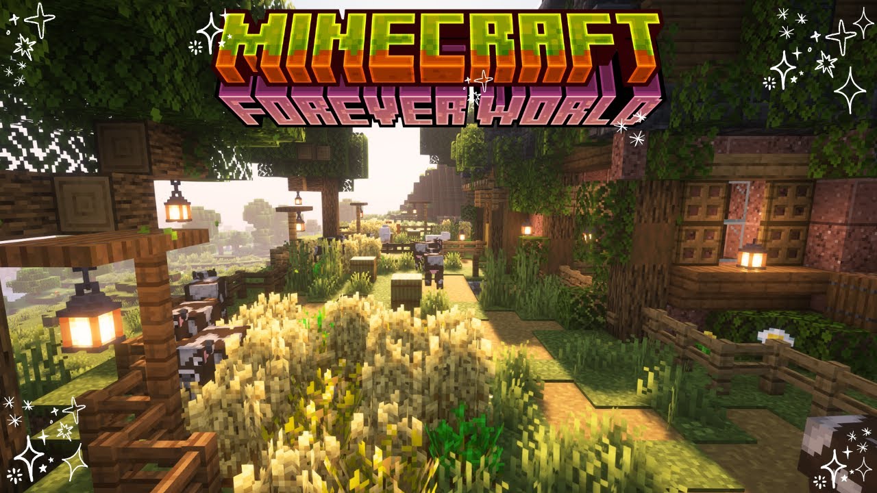 Строительство амбаров в моём мире MINECRAFT FOREVER (эпизод 5)