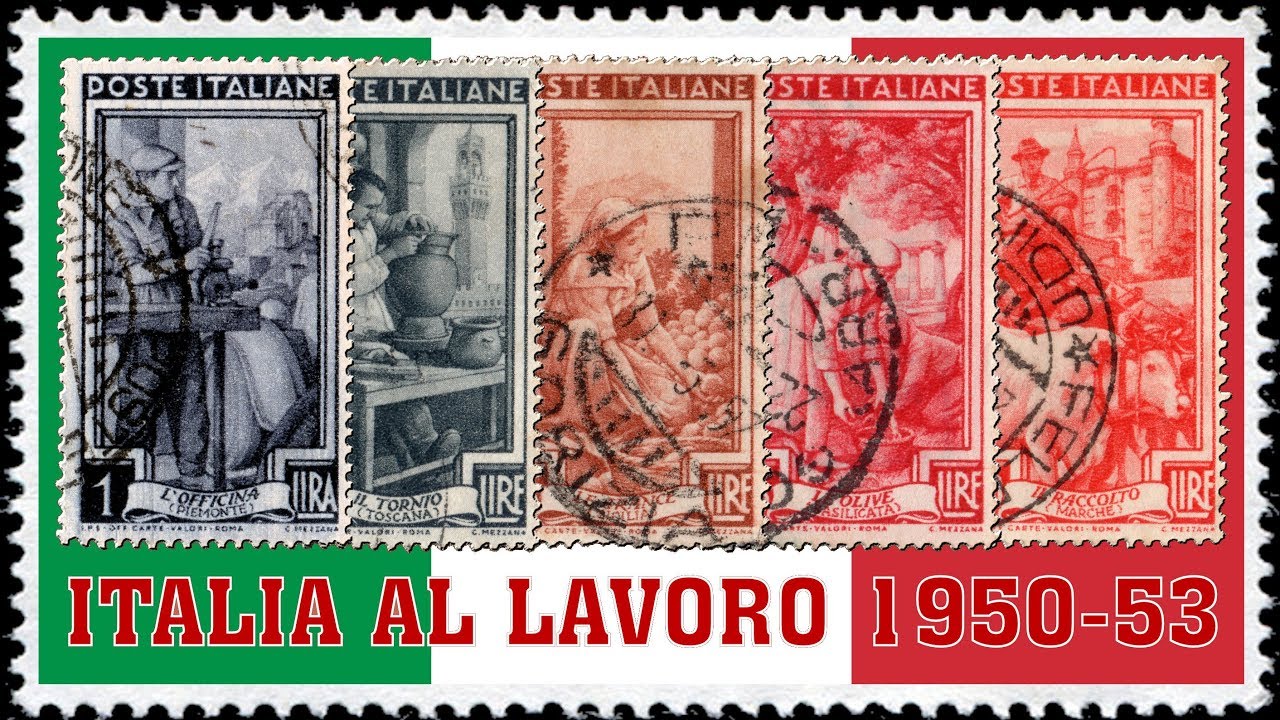 I francobolli raccontano: l'Italia al lavoro