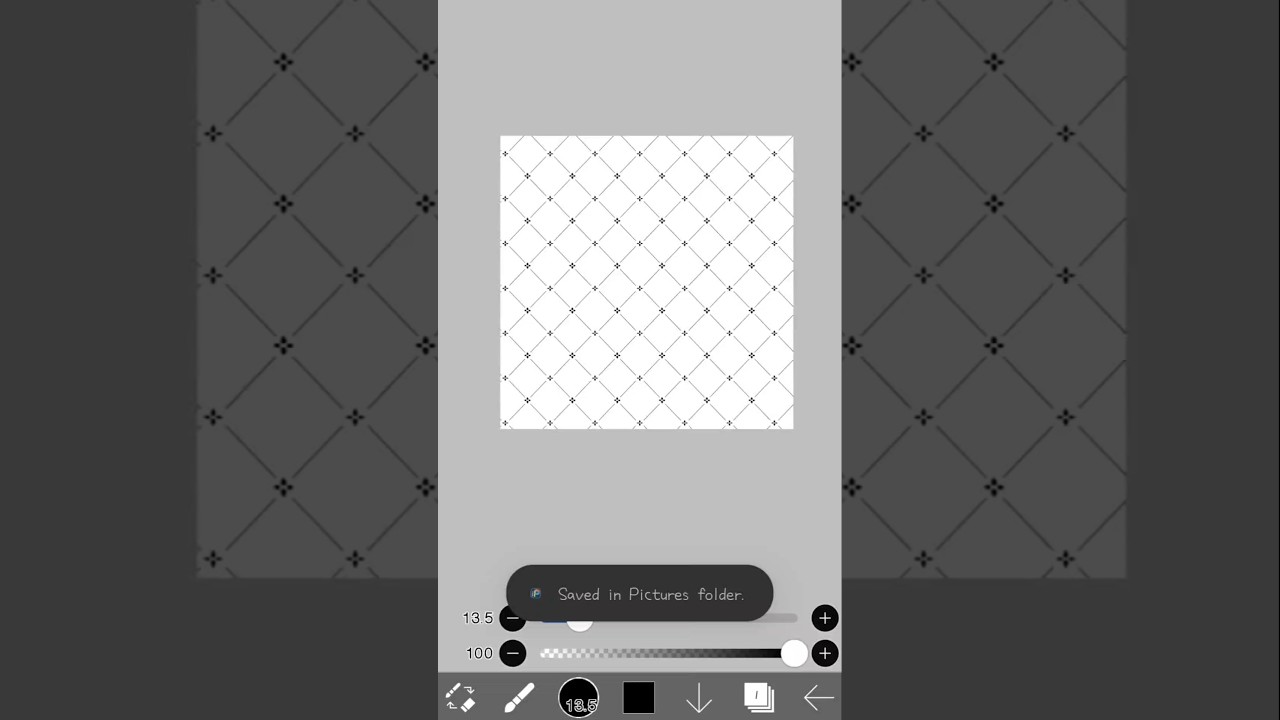 Drawing seamless pattern in @ibisPaint #tutorial #arttutorial #digitalart #explore