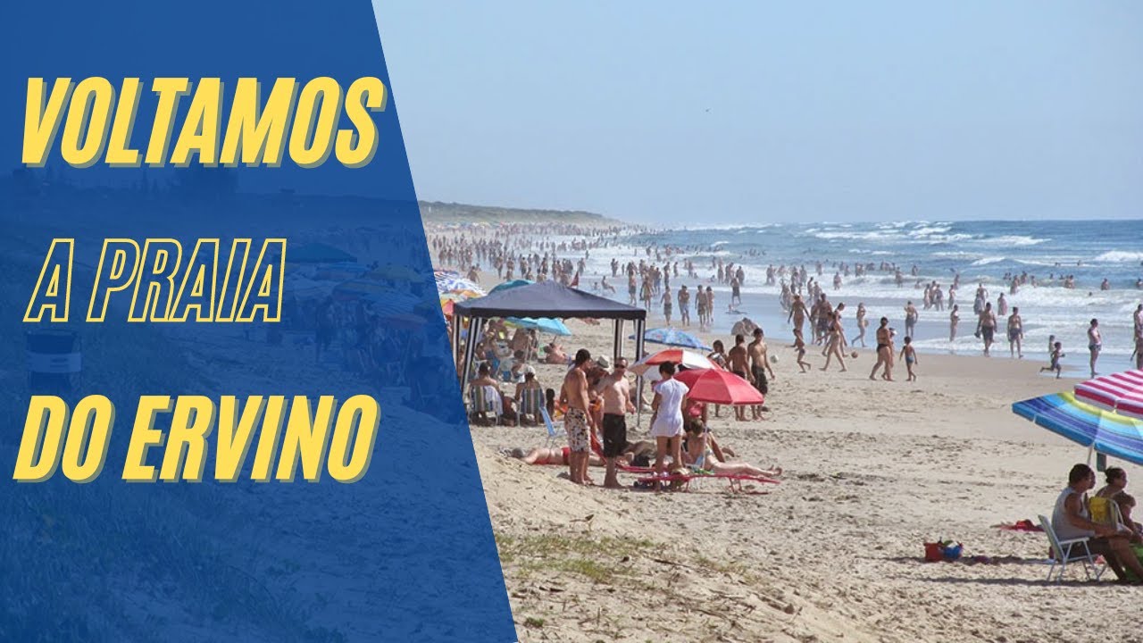 Voltamos na Praia do Ervino