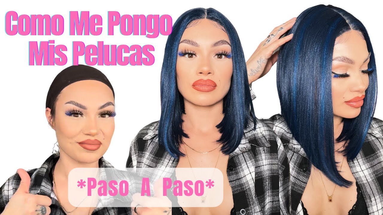 Como Poner Peluca Paso a Paso - Modo facil/rapido de usar Pelucas