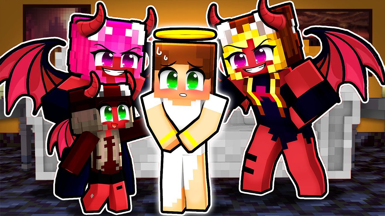Un *INGER* intr-o Familie DOAR Pentru DEMONI pe Minecraft...