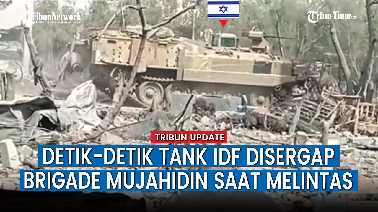 Video Kompilasi Brigade Mujahidin Tembak Brutal Posisi Pasukan IDF di Jalur Gaza